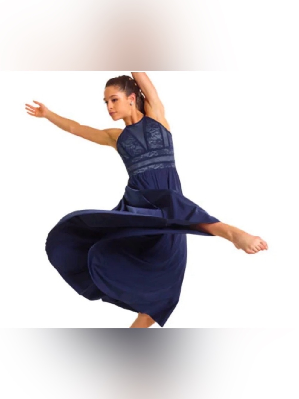 Curtain Call Dance or Theater Costume - Blue Lace